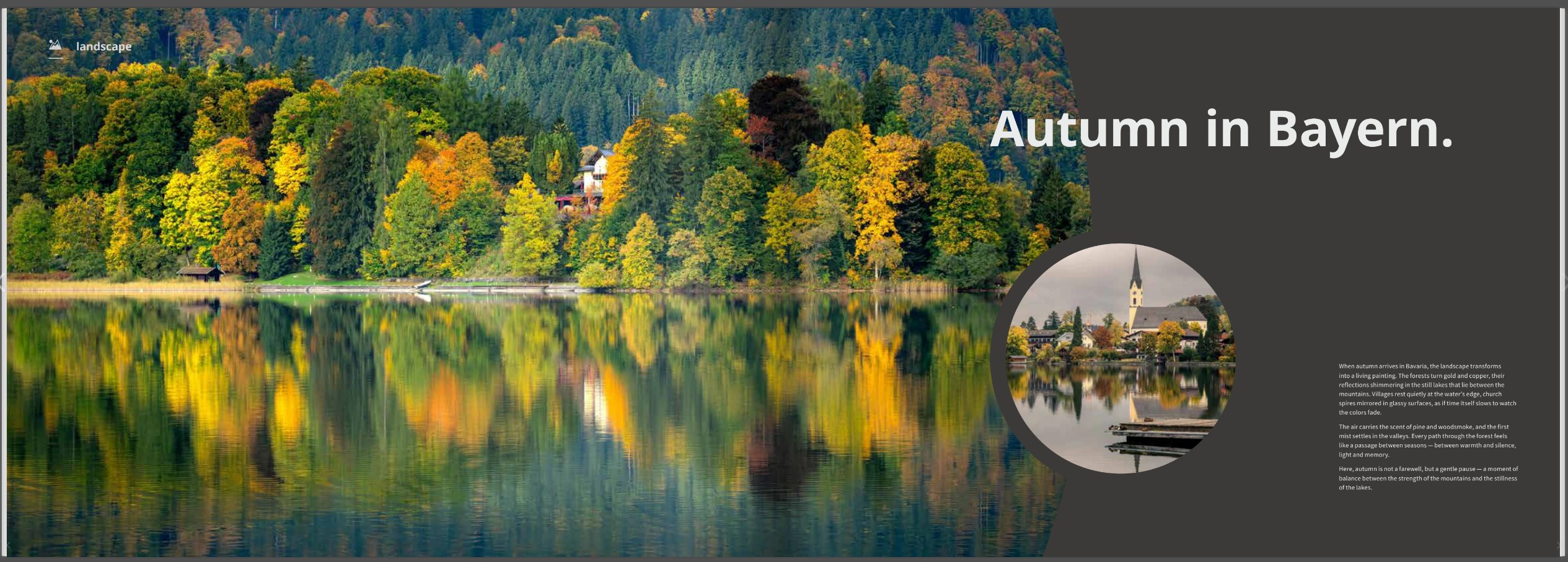 Book Autumn – The Splendour of Nature – 110 Pages Hardcover (English)