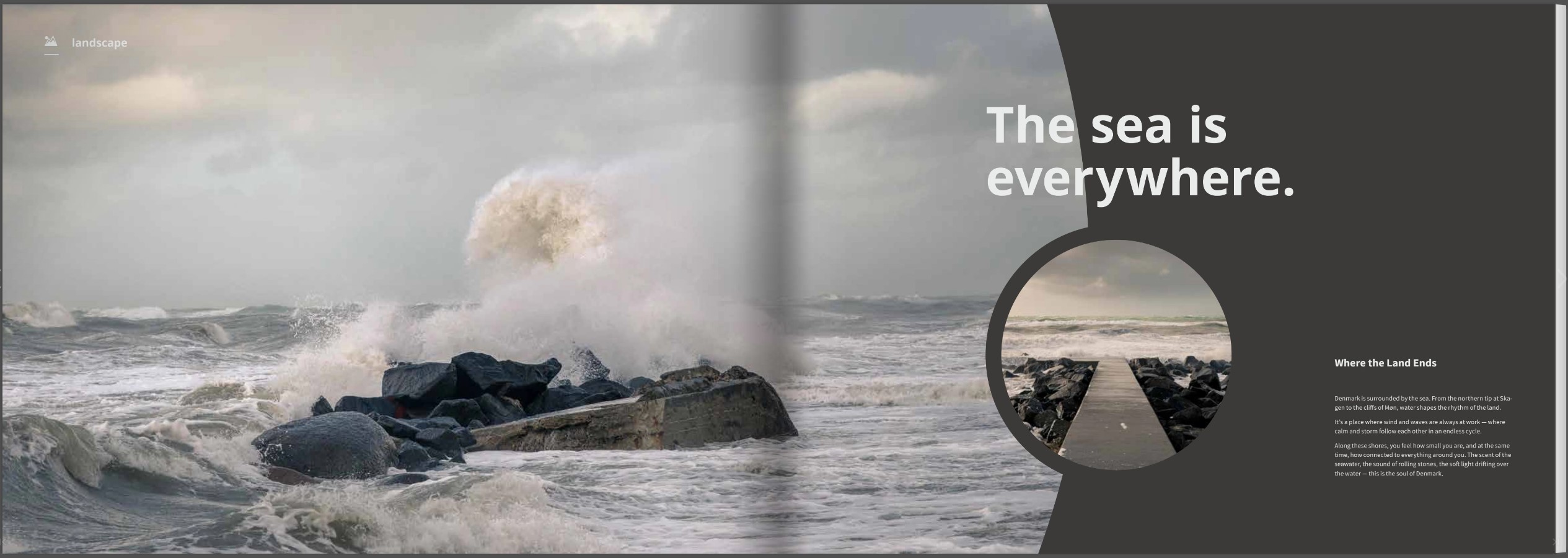 Book Denmark – Land of the Sea – 116 Pages Hardcover (English)