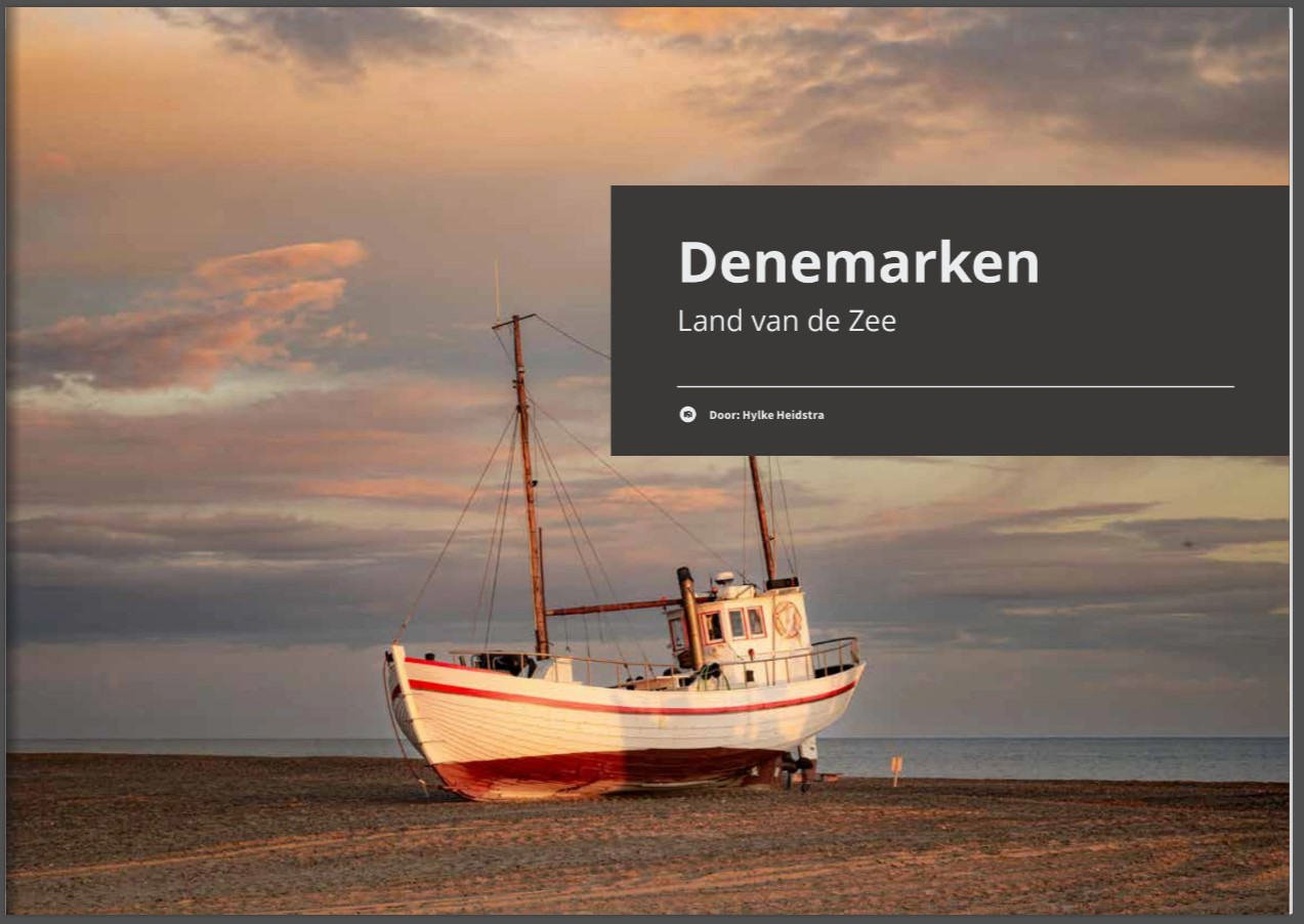 Boek Denemarken– Land van de Zee – 116 Pagina’s Hardcover (Nederlands)